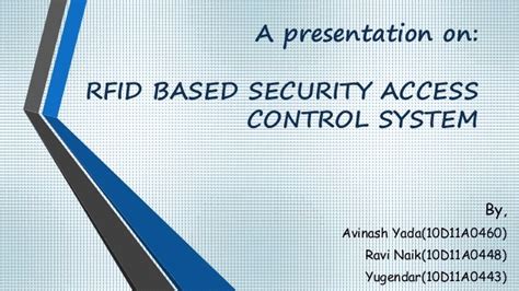 rfid based security system ppt free download|PPT .